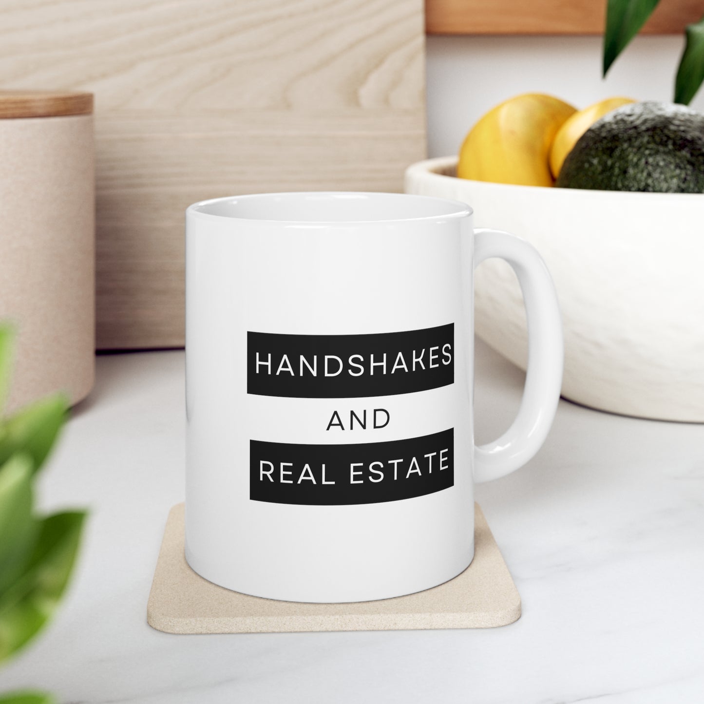 Handshakes and Real Estate Mug - 11oz