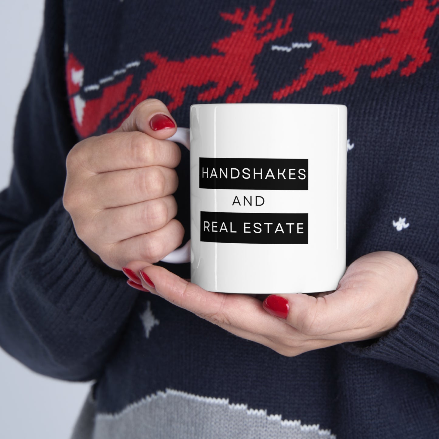 Handshakes and Real Estate Mug - 11oz