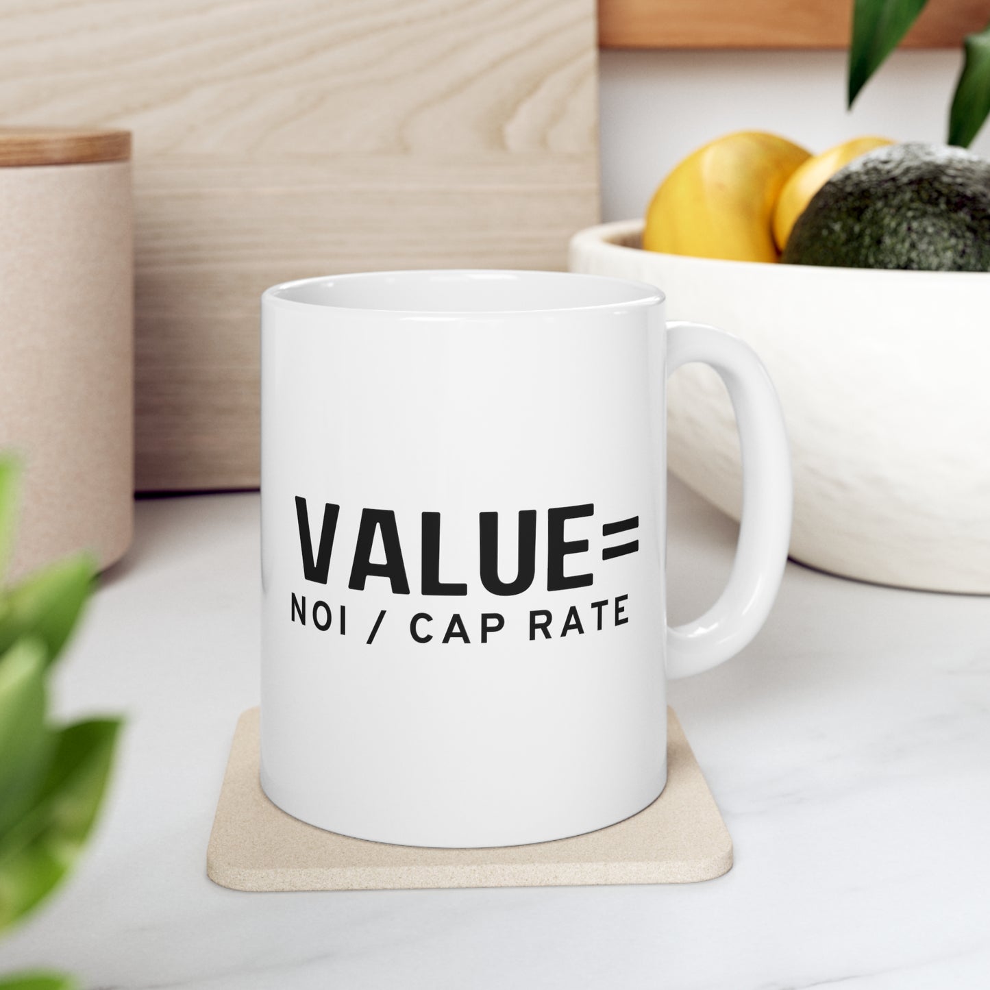 Value=NOI/Cap rate - 11oz